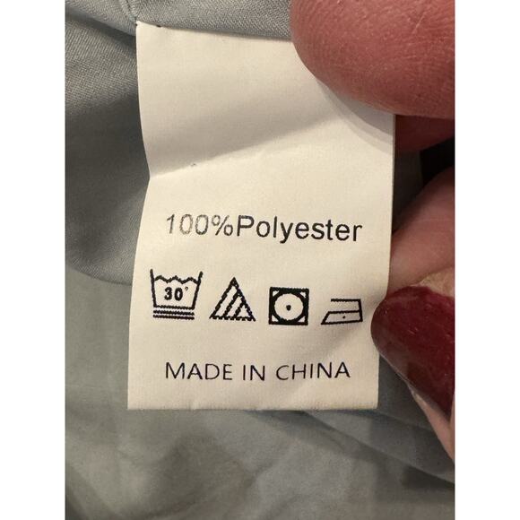 NWT Pretty Gardens Sz XL Sage Green Dress Short Sleeve Spring Easter Belt V-Neck - Picture 9 of 10